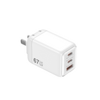 Cubo WIWU 67W 2C+A GaN Fast Charger Wi-G026 blanco