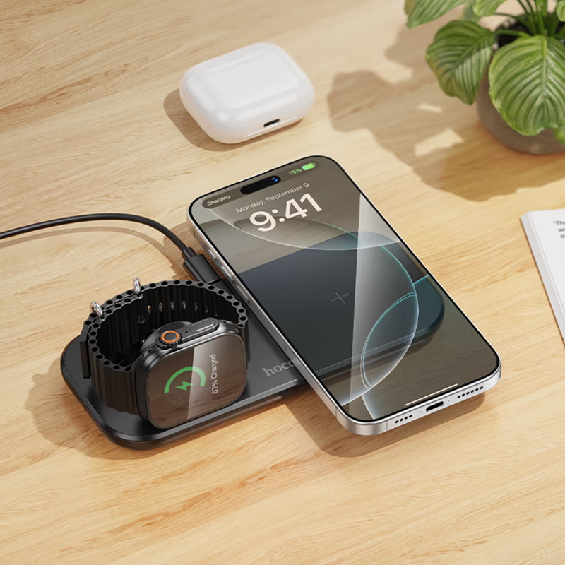 CARGADOR INALAMBRICO DE ESCRITORIO 3 EN 1 - CW65